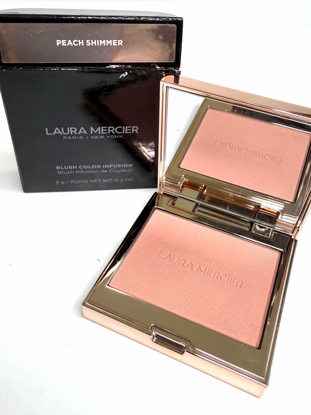 Laura Mercier RoseGlow Blush Color Infusion PEACH SHIMMER